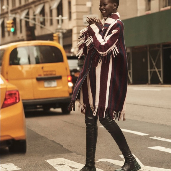 H&M Studio 2019 Wool Blend Fringe Jacket - Picture 3 of 7